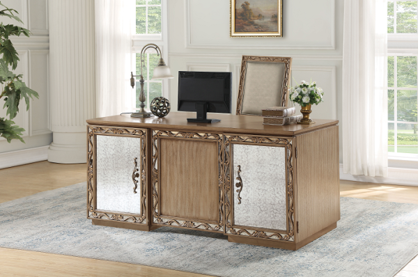 Orianne Antique Gold Desk Online