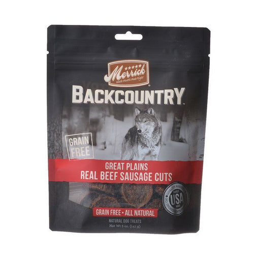 Backcountry Great Plains Real Beef Sausage Cuts 5 oz by Merrick Discount