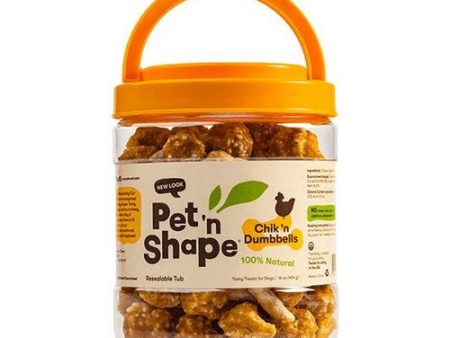 Chik  n Dumbbells Dog Treats 16 oz by Pet  n Shape Cheap