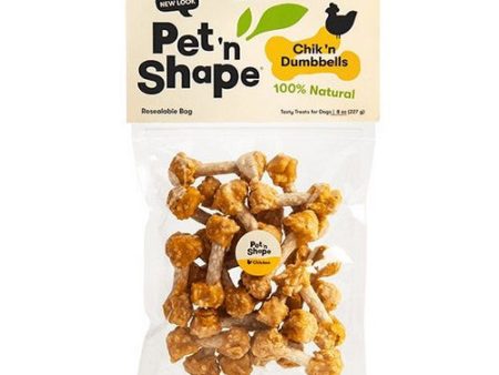 Chik  n Dumbbells Dog Treats 8 oz by Pet  n Shape Hot on Sale