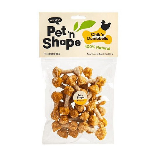 Chik  n Dumbbells Dog Treats 8 oz by Pet  n Shape Hot on Sale