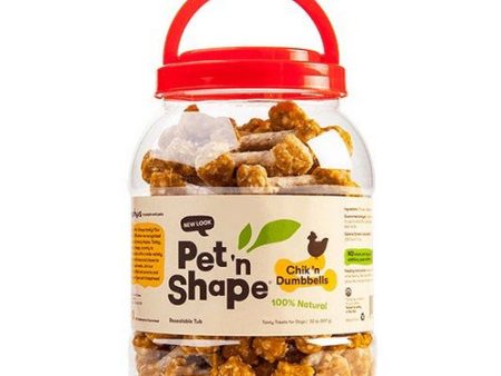 Chik  n Dumbbells Dog Treats 32 oz by Pet  n Shape For Cheap