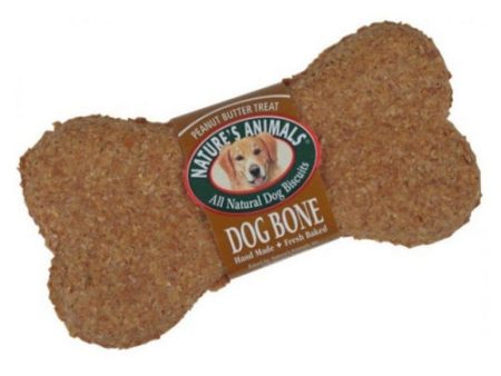 All Natural Dog Bone - Peanut Butter Flavor 24 Pack by Natures Animals Fashion