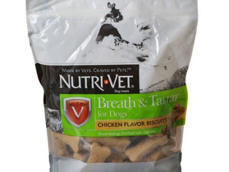 Breath & Tartar Biscuits 19.5 oz by Nutri-Vet For Discount