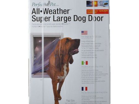 All Weather Pet Door Super Large - (15 W x 23.5 H) by Perfect Pet Products Sale