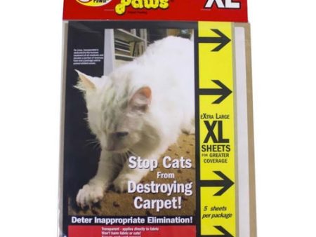 Sticky Paws XL Sheets 5 Pack - (9 L x 12 W) by Pioneer Pet Supply