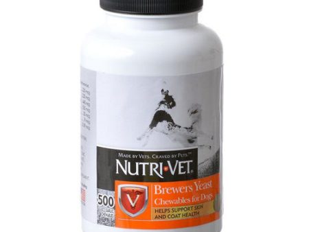 Brewers Yeast Flavored with Garlic 500 Count by Nutri-Vet on Sale